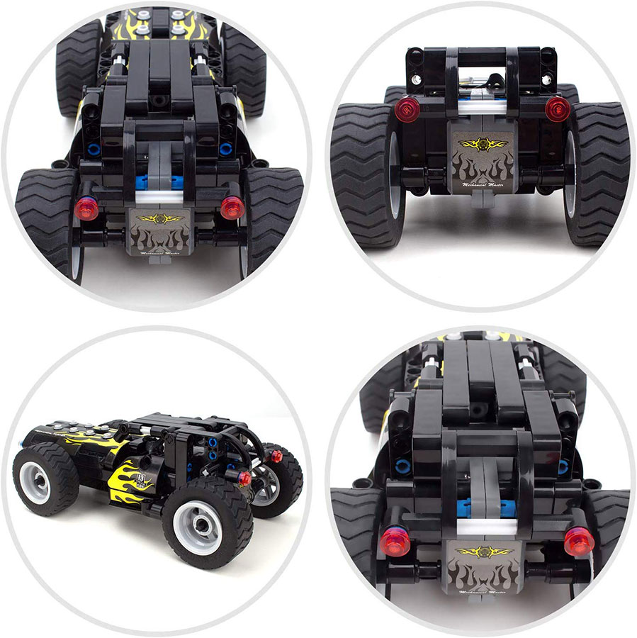 Mechanical Master No.5802 - Educational STEM Pull Back Building Blocks Car Toy - SASTAVLJIVI AUTO 59130 - detalj