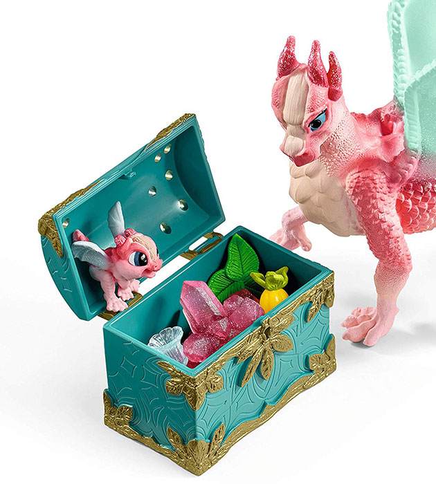 Schleich Figure Bayala - Zmajevo ostrvo s blagom 42436 - detalj