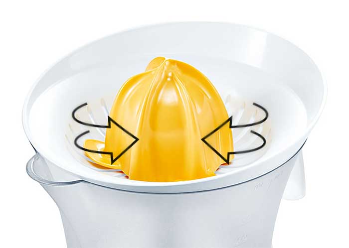 Električna cediljka za citruse Bosch MCP3000N - detalj