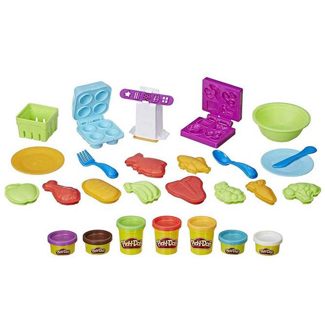 PLAY DOH Set za pravljenje namirnica Prodavnica SUPERMARKET E1936 - detalj