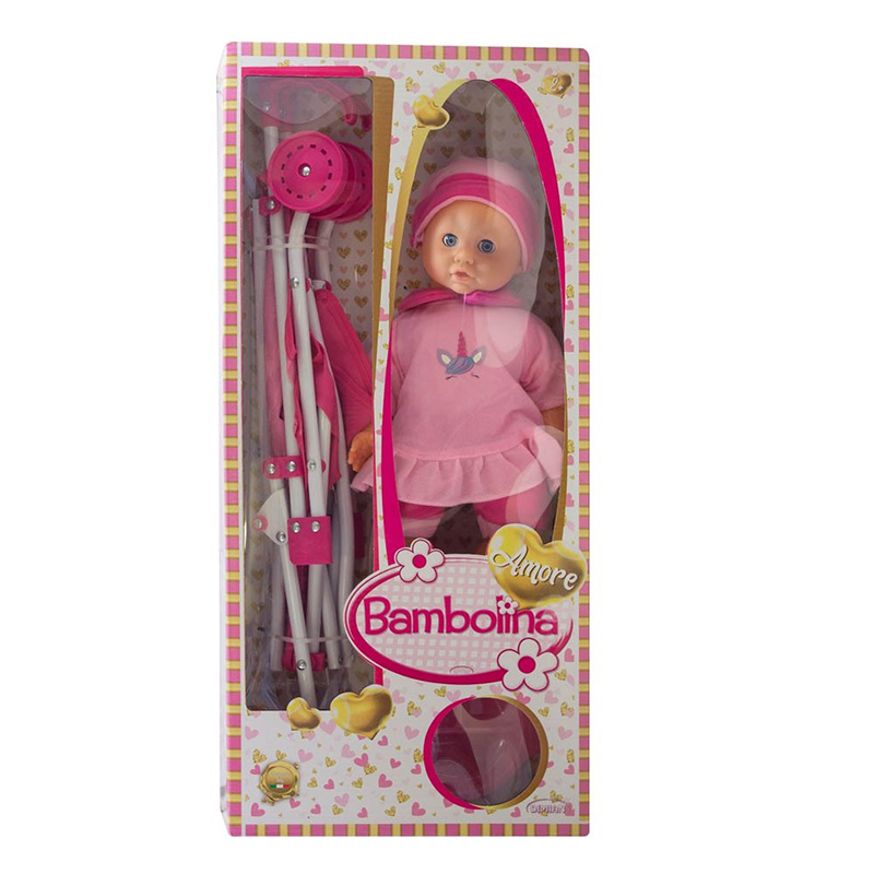BAMBOLINA Amore Set Beba sa kolicima DI1841 - detalj