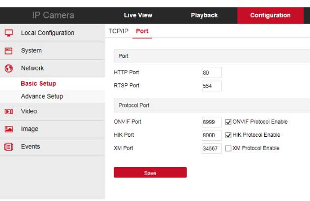 IP Kamera za video nadzor KIP-200A60H - detalj