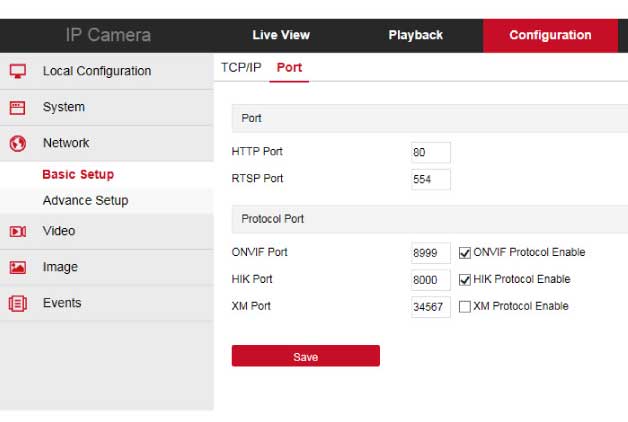 IP Kamera za video nadzor KIP-200A90H - detalj