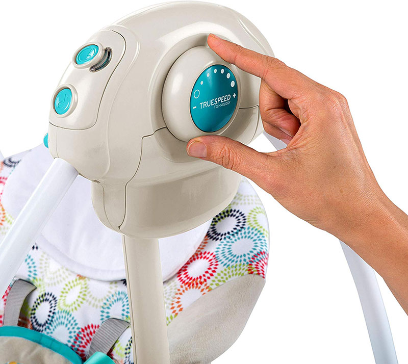 Bright Starts Ljuljaška za bebe Petite Jungle 11134 - detalj