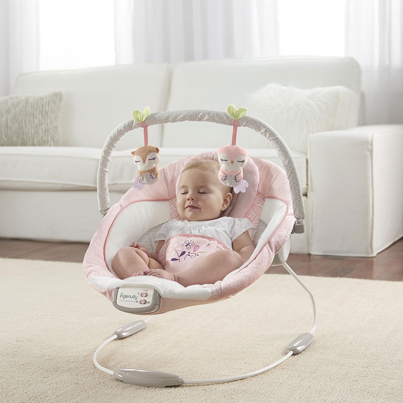 Ingenuity Bebi ležaljka - baunser - sa vibracijom i melodijama Audrey 11202 - detalj