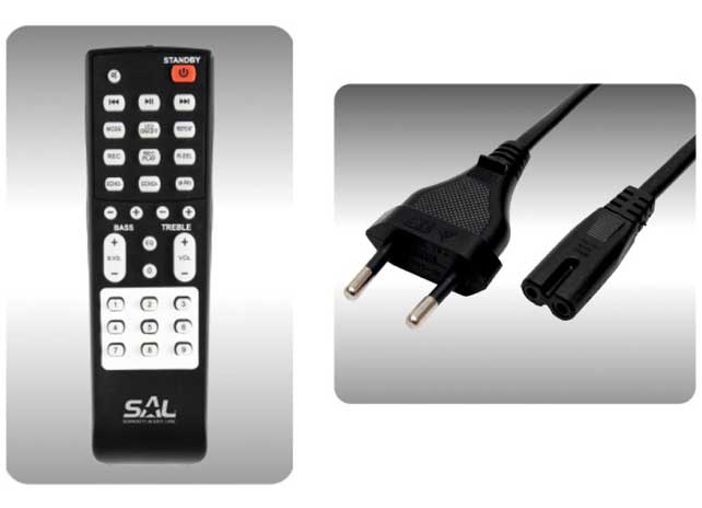 Multimedijalna Bluetooth zvučna kutija SAL BT Power - detalj