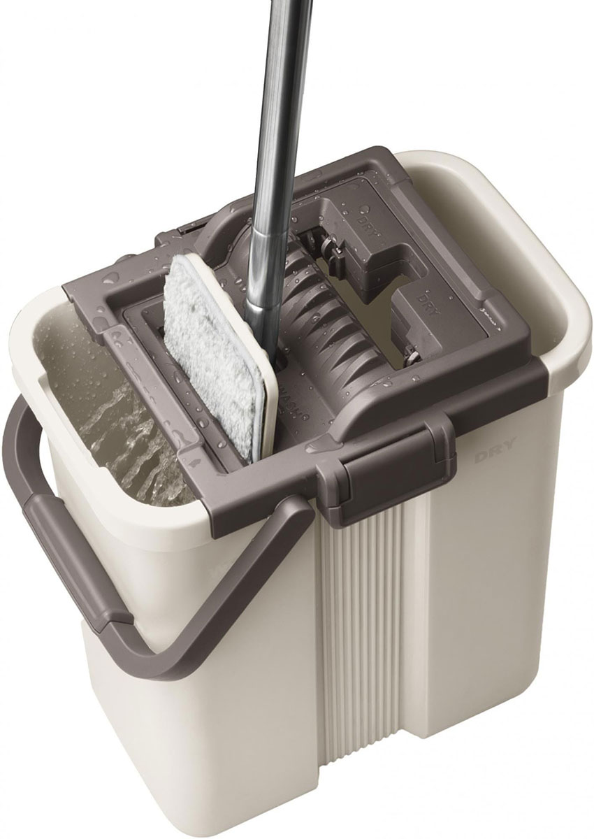 Set Za Čišćenje Podova sa Odvojenim Delovima za Čistu i Prljavu Vodu Lamart LT8046 - detalj