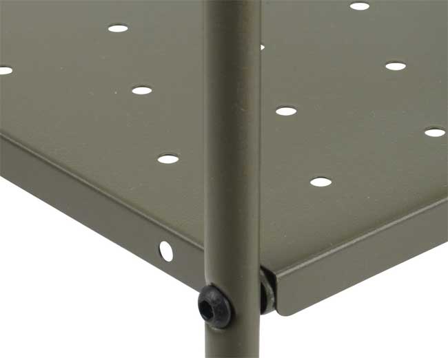 Pokretna polica sa točkićima Visio - detalj