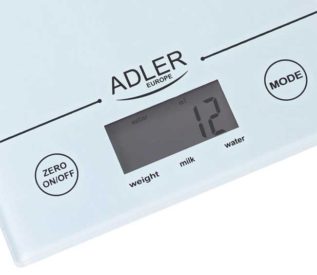 Digitalna kuhinjska vaga 5kg Adler AD3138W - detalj