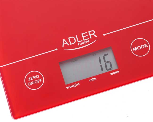 Digitalna kuhinjska vaga 5kg Adler AD3138R - detalj