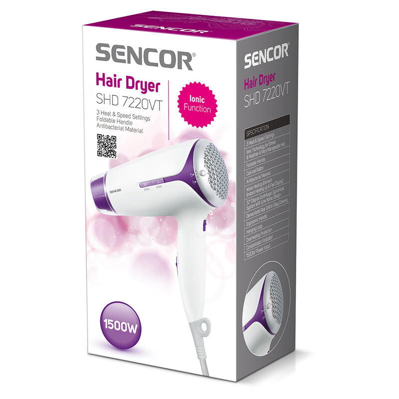 SENCOR Fen za kosu SHD 7220VT - detalj