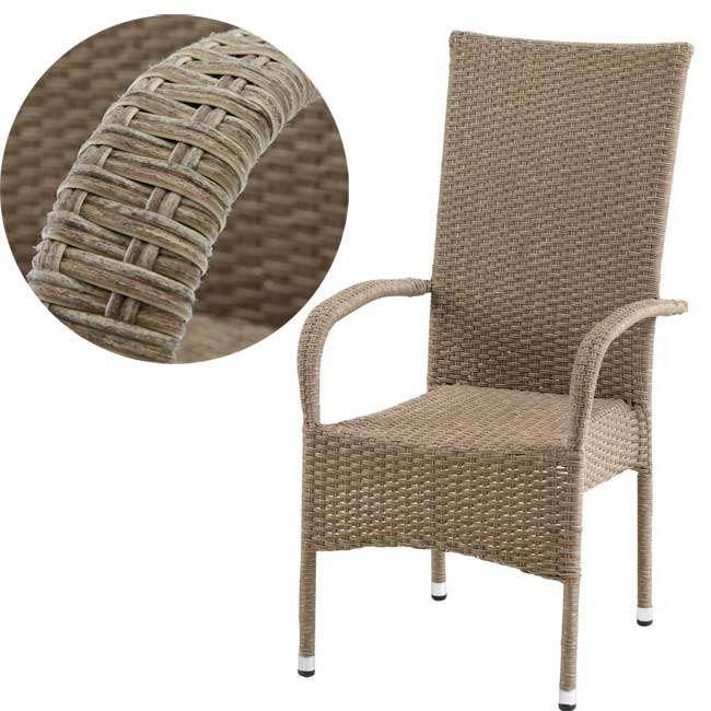 Baštenska garnitura Thydas High Sto i dve stolice - detalj