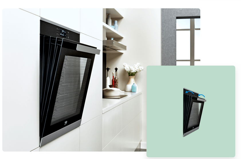 BEKO Multifunkcionalna ugradna rerna 71 L BIM24400GCS - detalj