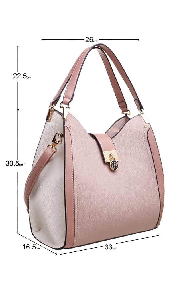 BESSIE Ženska tašna na rame trobojna BW4296 - detalj