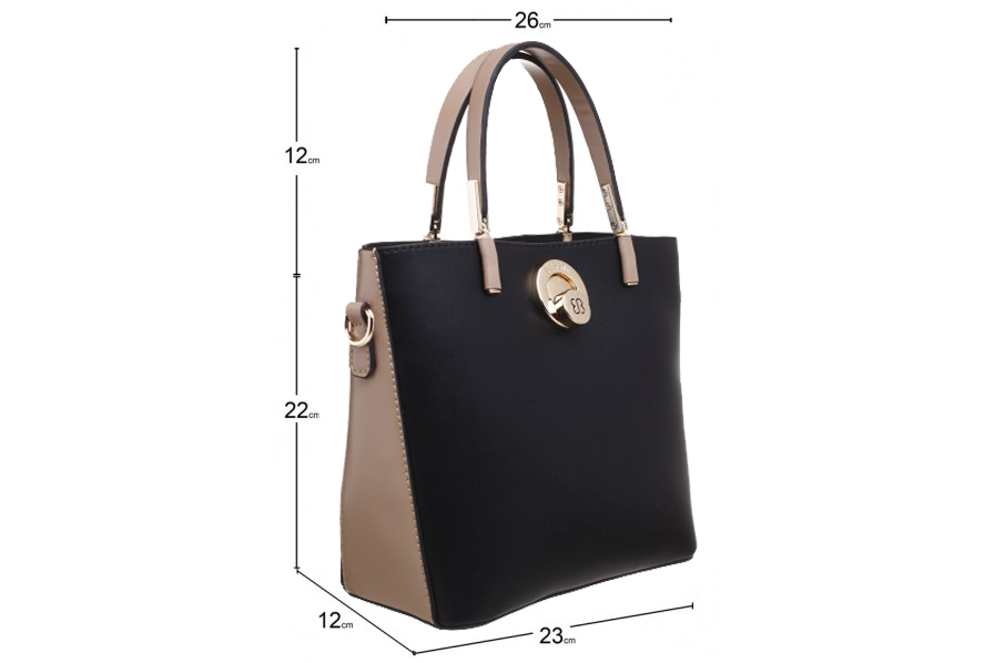 BESSIE Ženska tašna Tote Dve boje BW4357 - detalj