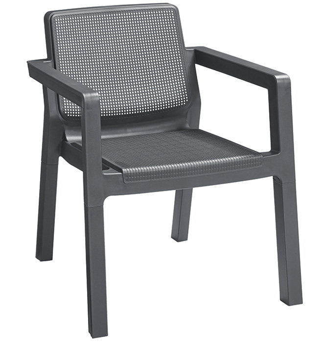 Baštenska garnitura Emilly Patio Graphite - detalj