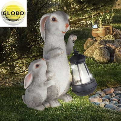 Globo solarna lampa zeke s fenjerom - detalj