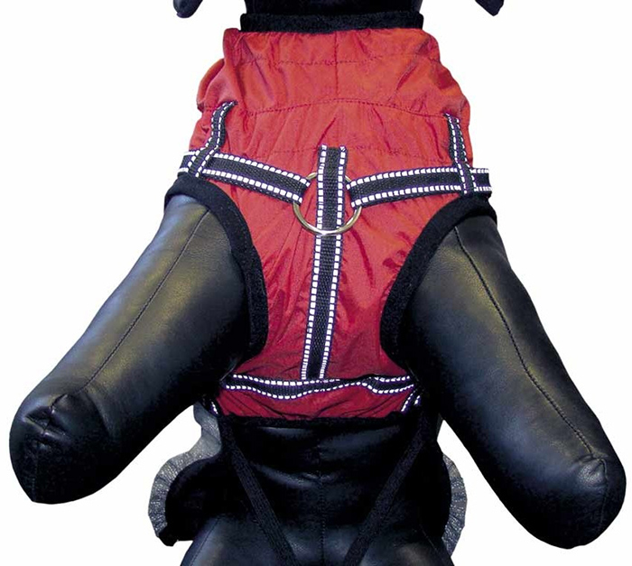 Nobby Kabanica sa amom za pse Akam Red leđa 40cm 65366 - detalj