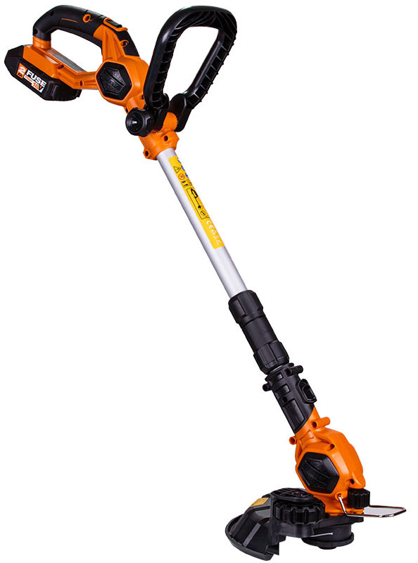 Komplet Baštenskog Aku Alata Villager Fuse Garden 1 - Kosačica, Duvač Lišća i Trimer za Travu Sa Baterijom i Punjačem - detalj