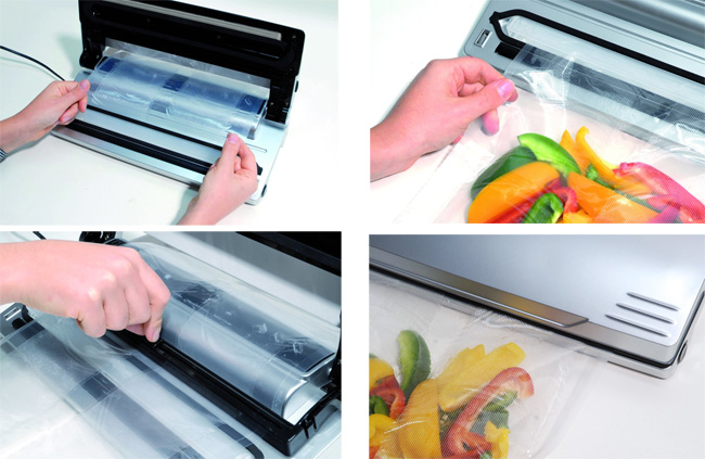 Automatski uređaj za vakuumiranje i zavarivanje folija i kesa Caso VC200 - detalj