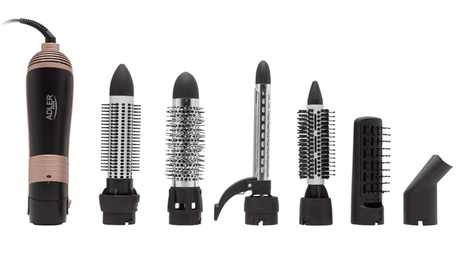 Stajler za kosu sa 6 nastavaka Adler AD2022 - detalj