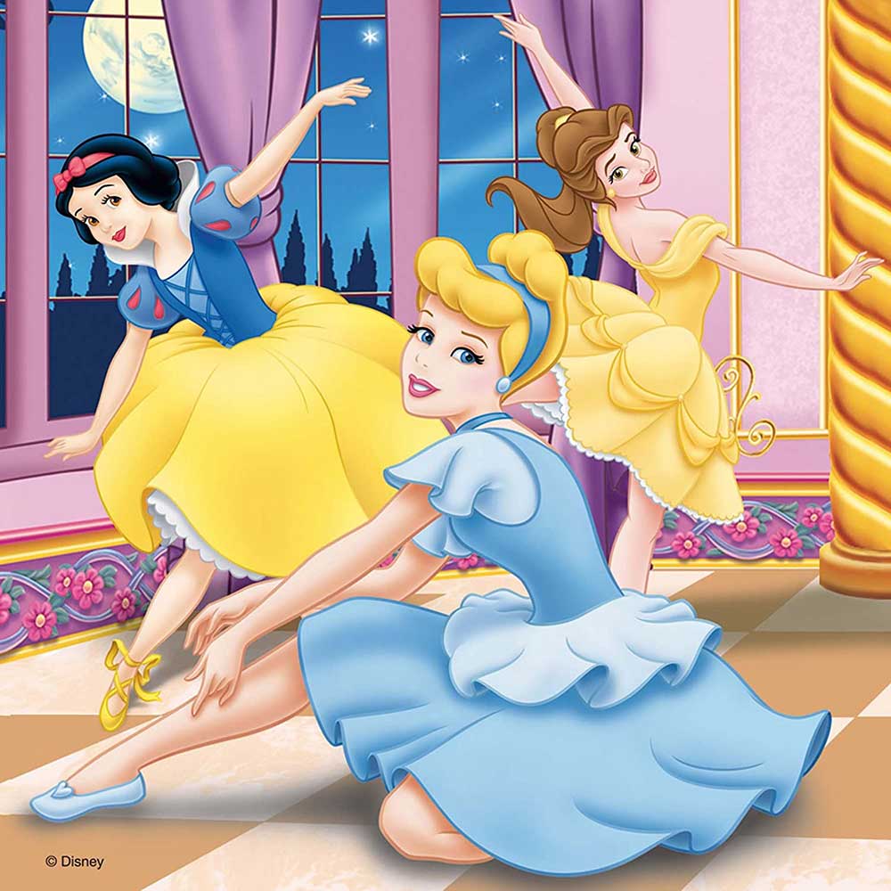 Puzzle 3x49 delova Disney Princesses Ravensburger 09411 - detalj