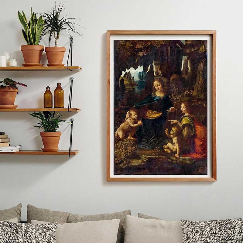 Puzzle slagalica 1000 delova Da Vinči Madona od stene Clementoni Museum Collection 37088 - detalj