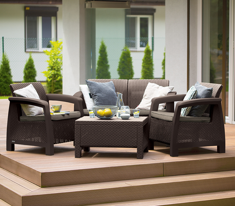 Baštenski set Bahama Braon - detalj