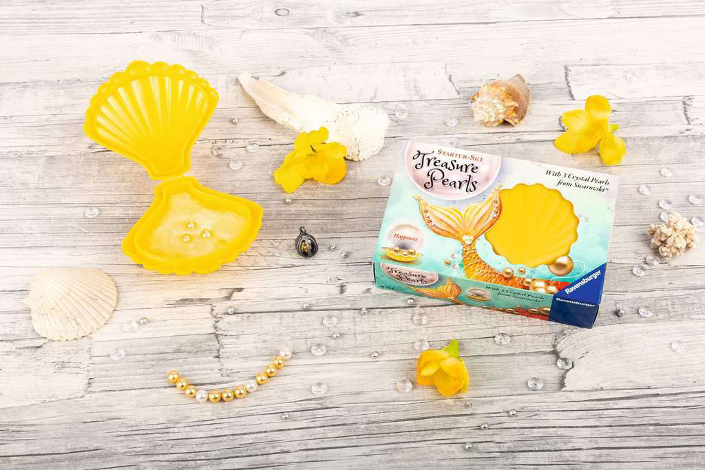 RAVENSBURGER Početni set za kreiranje nakita - Školjka sa biserom HAPPINESS RA18089 - detalj