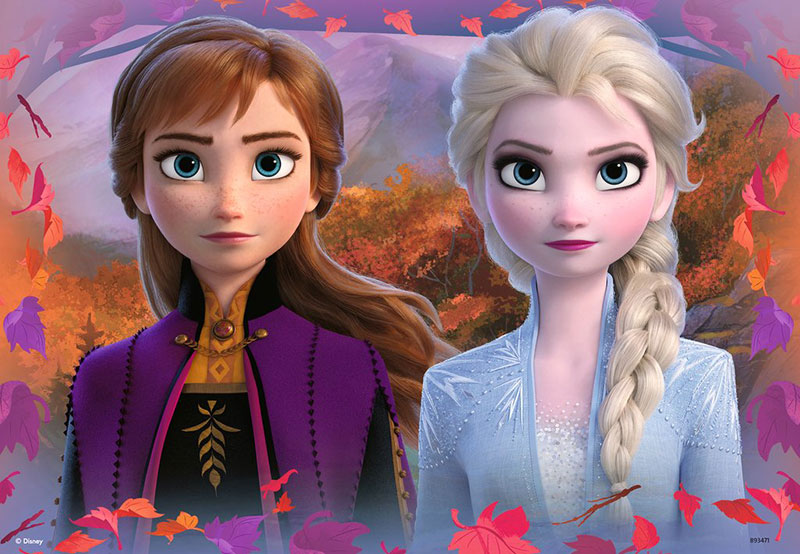 RAVENSBURGER Puzzle 2x12 delova Disney FROZEN 2 RA05009 - detalj