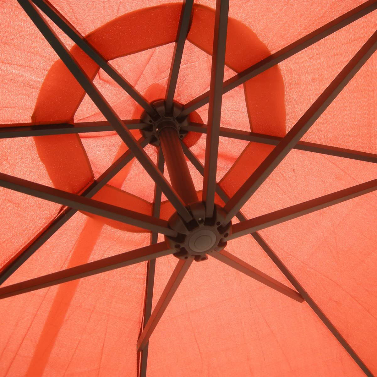 Viseći Banana Suncobran 3 m - Sol - Orange - detalj