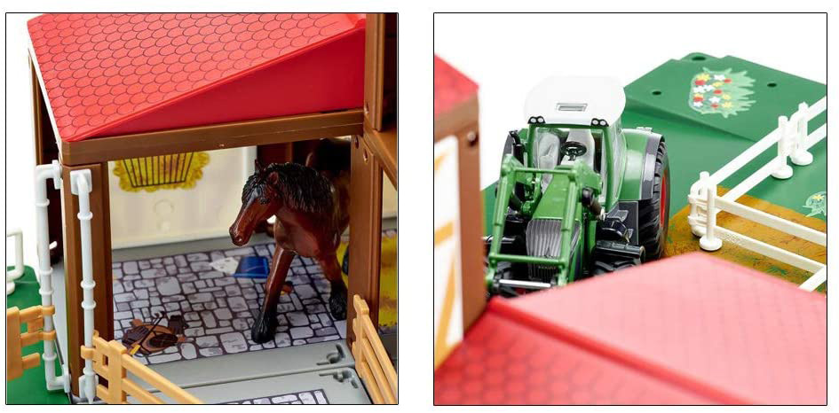 SIKU World Set za igru Farma Ranč Ergela Konji 5609 - detalj