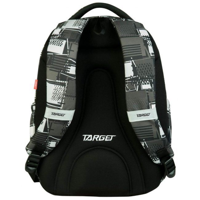 TARGET 2 u 1 - Ranac za školu CURVED Squares 26695 - detalj