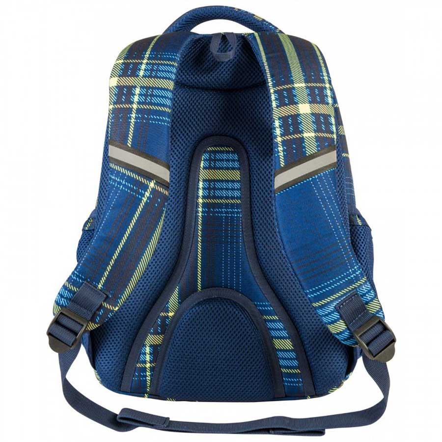 TARGET Be Pack - Ranac za školu GRID BLUE GREEN 26322 - detalj