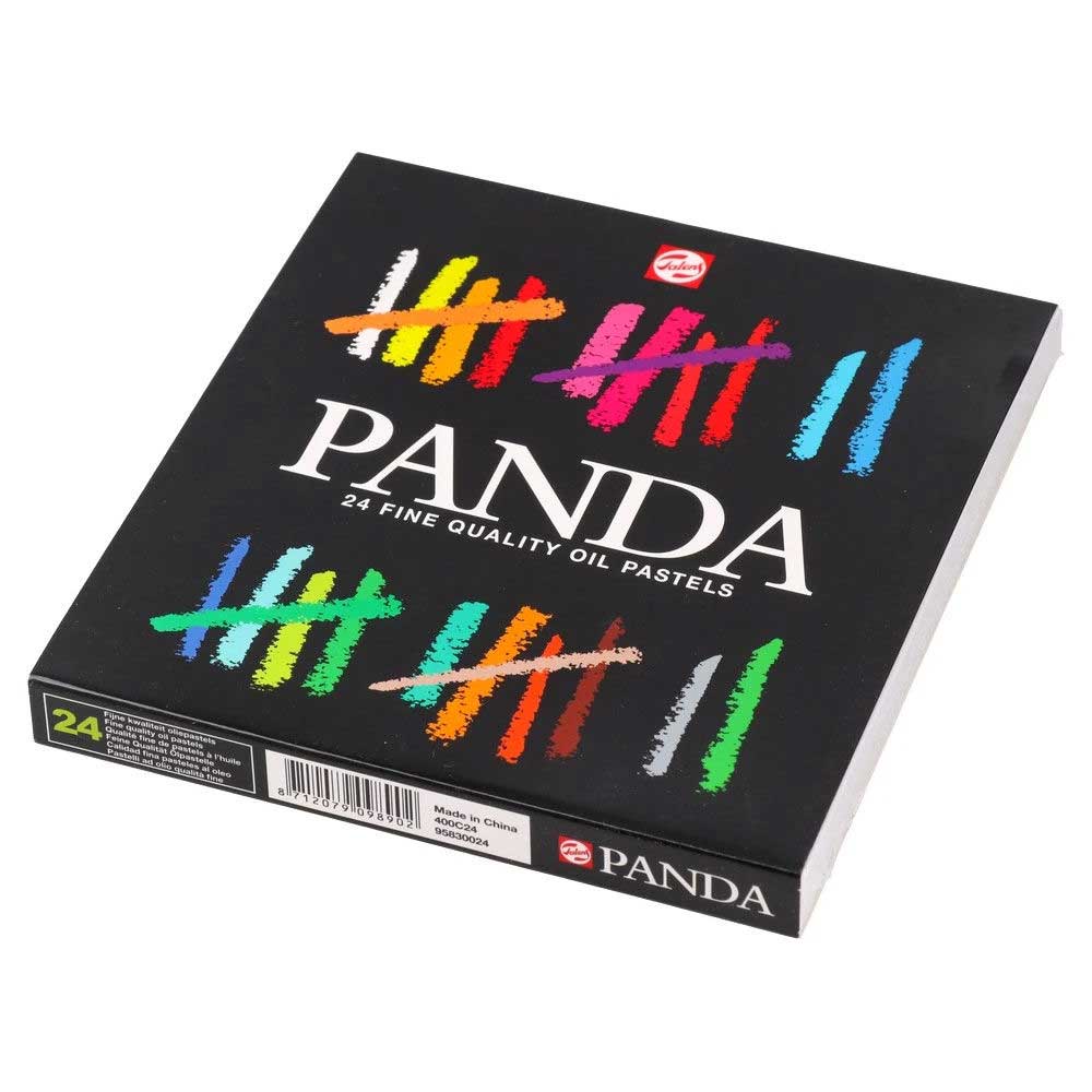 Pastel boje za decu Komplet 24 komada Panda Royal Talens 689202 - detalj