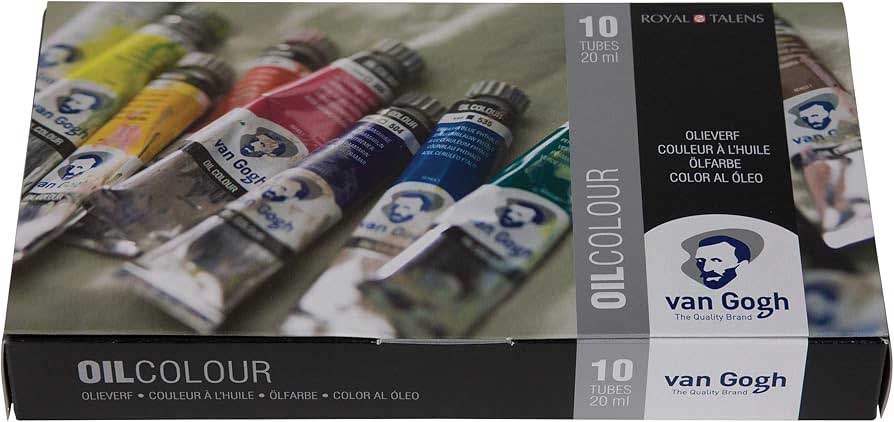 TALENS Van Gogh Oil Colour Basic Set 02C410 - Komplet uljanih boja 10 x 20ml 685901 - detalj