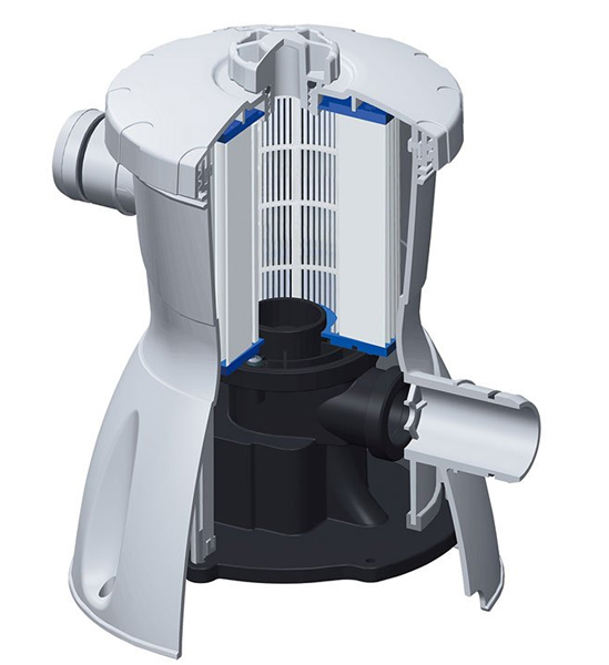 Okrugli bazen sa metalnim ramom 366x76cm Summer Waves Sa filter pumpom - detalj