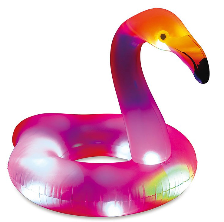 Polygroup Flamingo ležaljka na naduvavanje Sa LED osvetljenjem - detalj