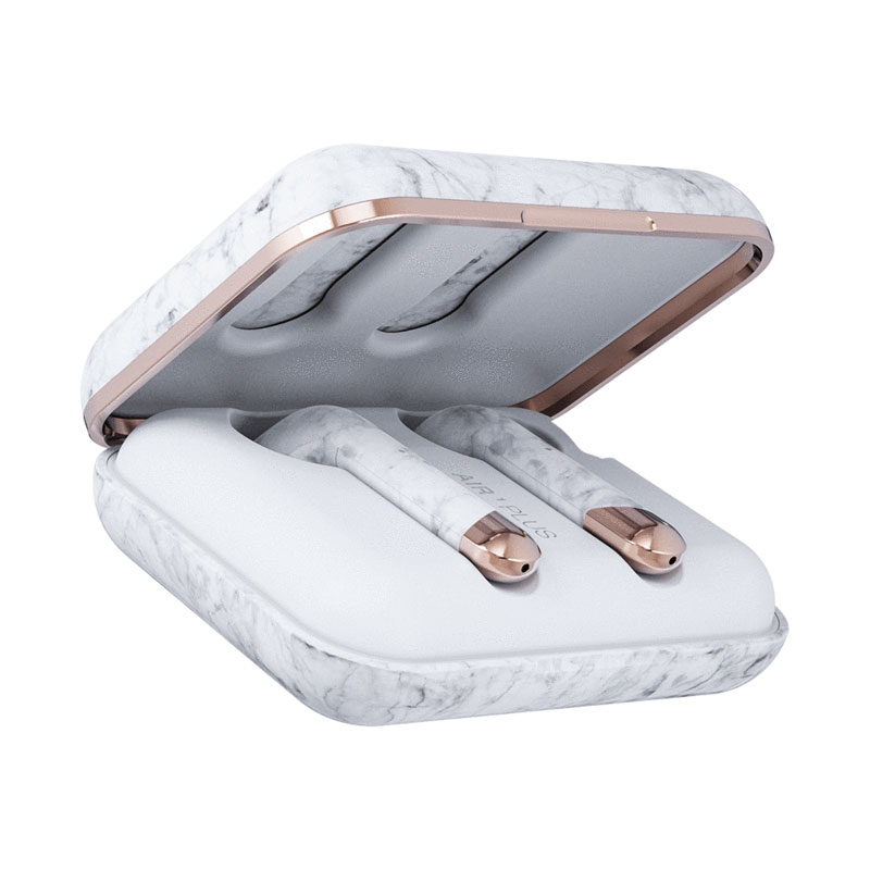 AIR 1 PLUS EARBUD WHITE MARBLE Happy Plugs Stockholm Bežične Slušalice - detalj