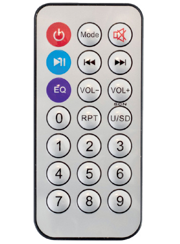 Prenosni multimedijalni Bluetooth zvučnik sa LED osvetljenjem  - detalj