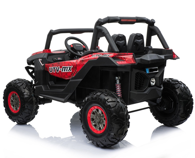 Dečiji auto na akumulator Terenac 4x4 crveni - detalj