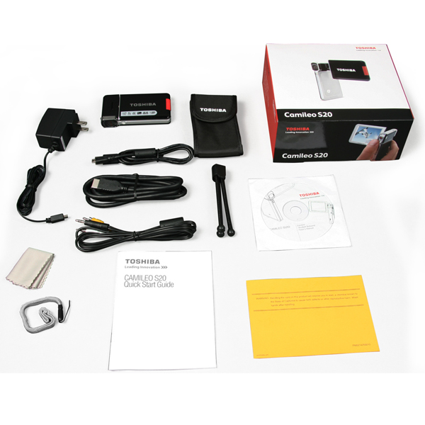 Toshiba Camileo S20 Portabl Kamera - detalj