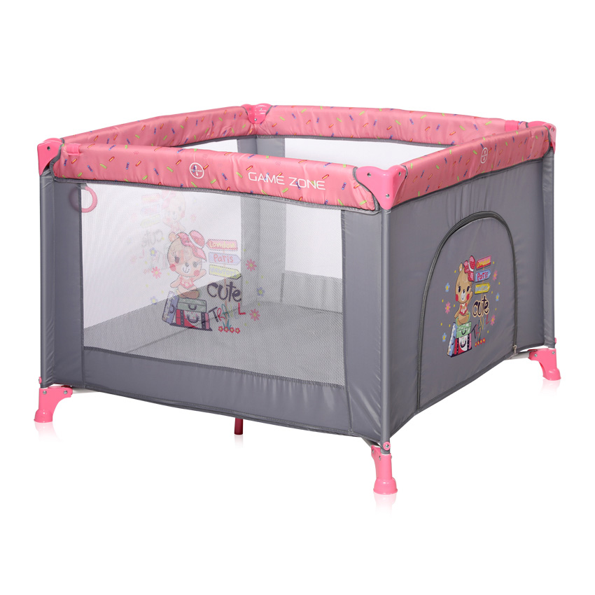 LORELLI Ogradica za igru GAME ZONE Pink Travelling 10080142046 - detalj