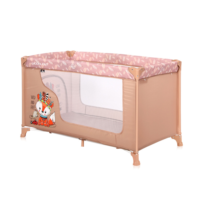 LORELLI Prenosivi krevetac Krevet torba MOONLIGHT 1 nivo Beige Foxy 10080392042 - detalj