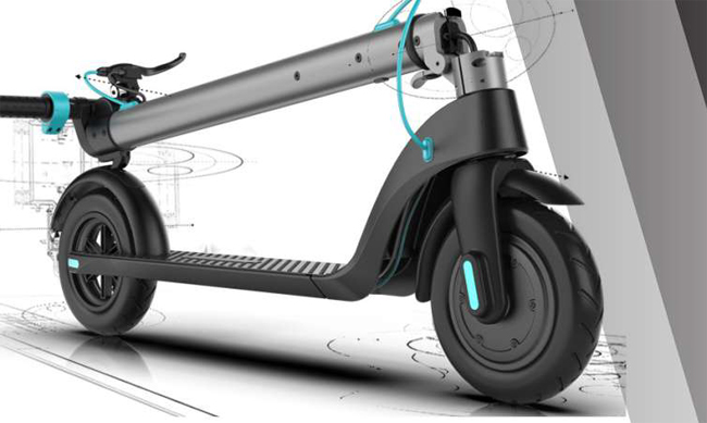 Električni trotinet Ring RX8 Silver - detalj