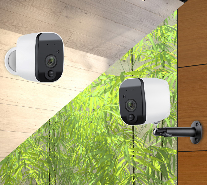 IP Wi-Fi smart kamera sa punjivom baterijom - detalj