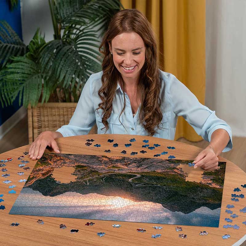 Puzzle slagalica 1000 delova Sierra de Tramuntana Ravensburger 12000251 - detalj
