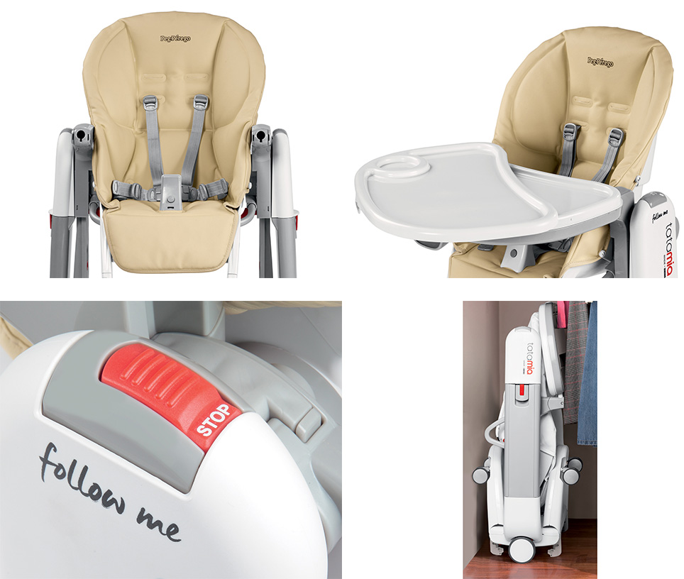 PEG PEREGO Stolica za hranjenje Hranilica TATAMIA FOLLOW ME Latte P3510091572 - detalj