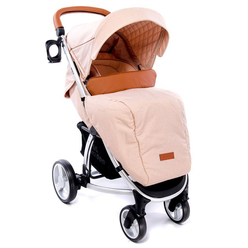 KIKKA BOO Kolica za bebe MADRID 3 u 1 Beige 31001010004 - detalj