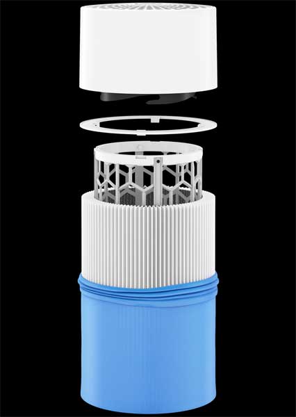 Prečistač vazduha Blueair Pure 411 - detalj